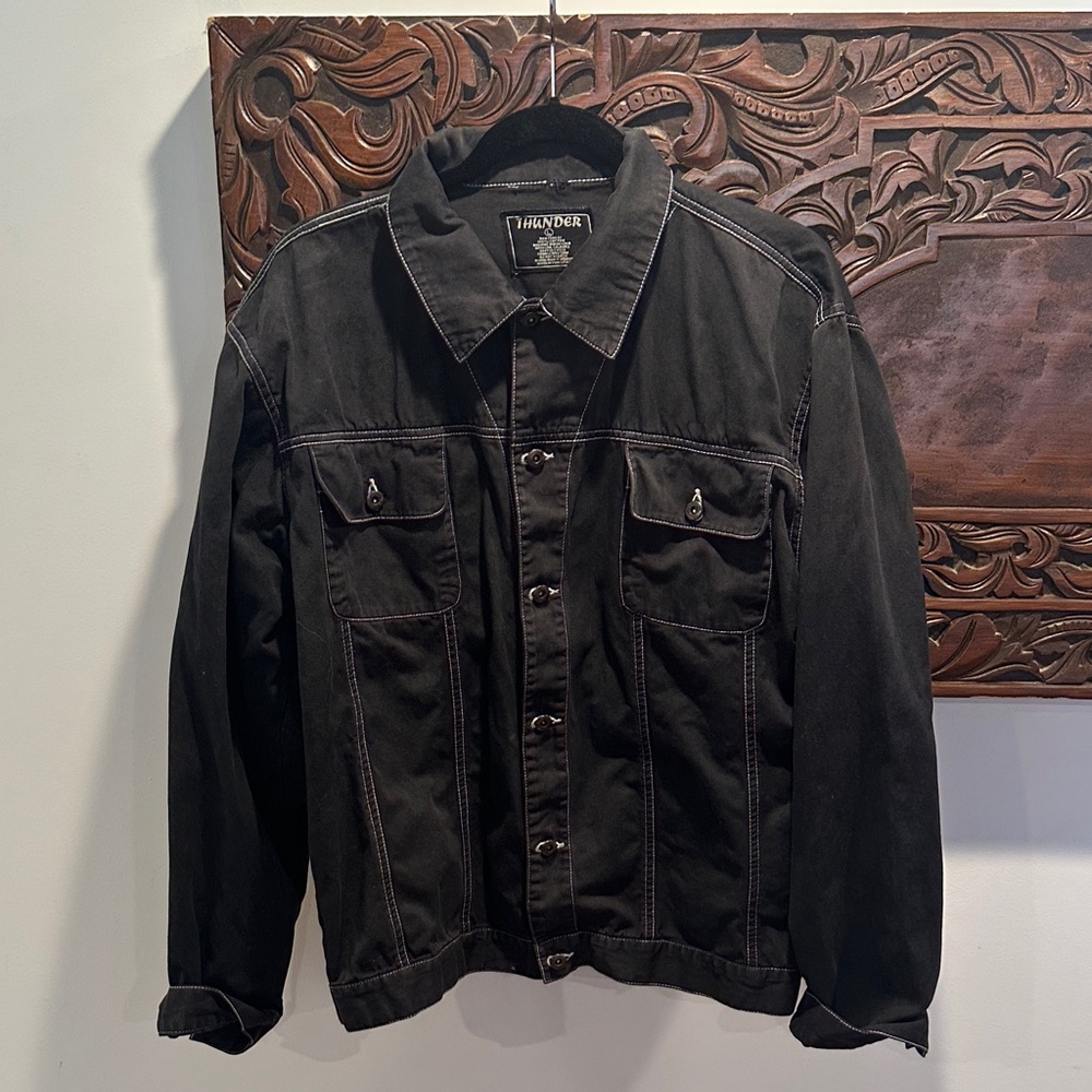 Black Denim Jacket by